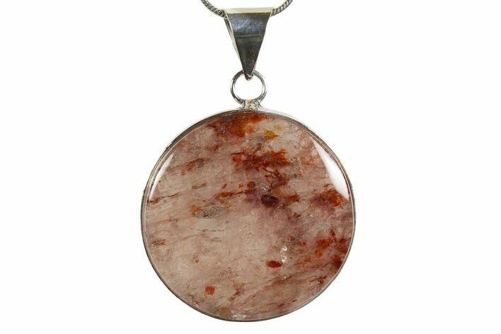 Hematoid Quartz Pendant (Necklace) #345326
